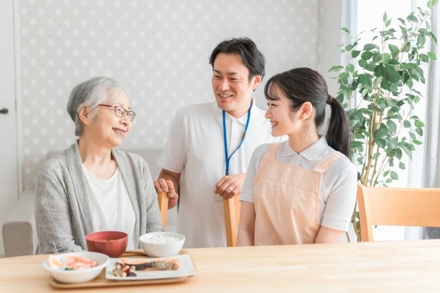 ケアハウスでの介護職